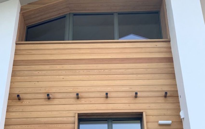 Rivestimento facciata con prodotti naturali
