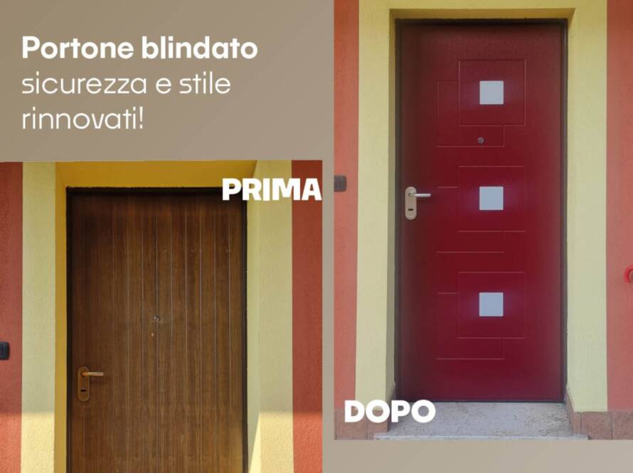 Portoncini con vetro blindato a Bergamo
